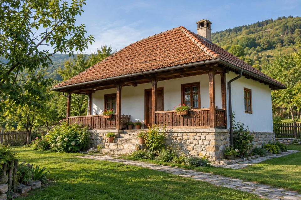 Imagine conceptuală: inspirată din arhitectura locală